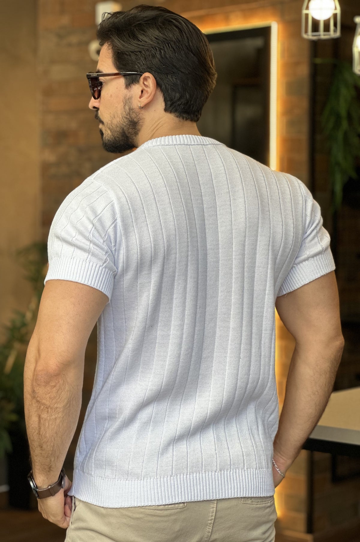 Camiseta Texturizada Tricot