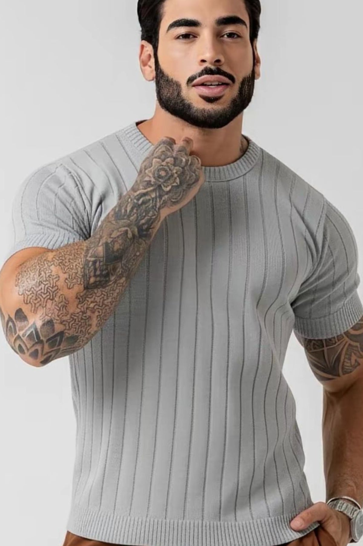 Camiseta Texturizada Tricot