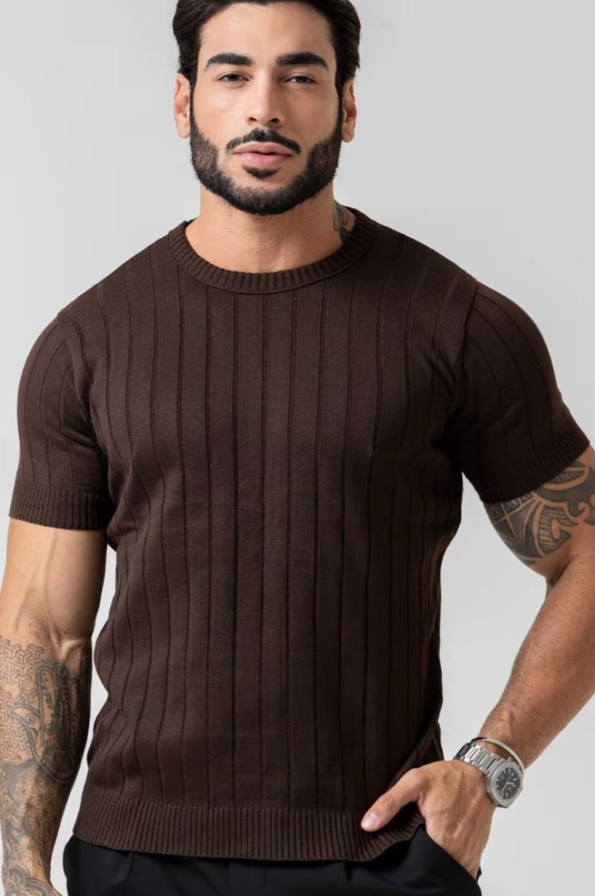 Camiseta Texturizada Tricot