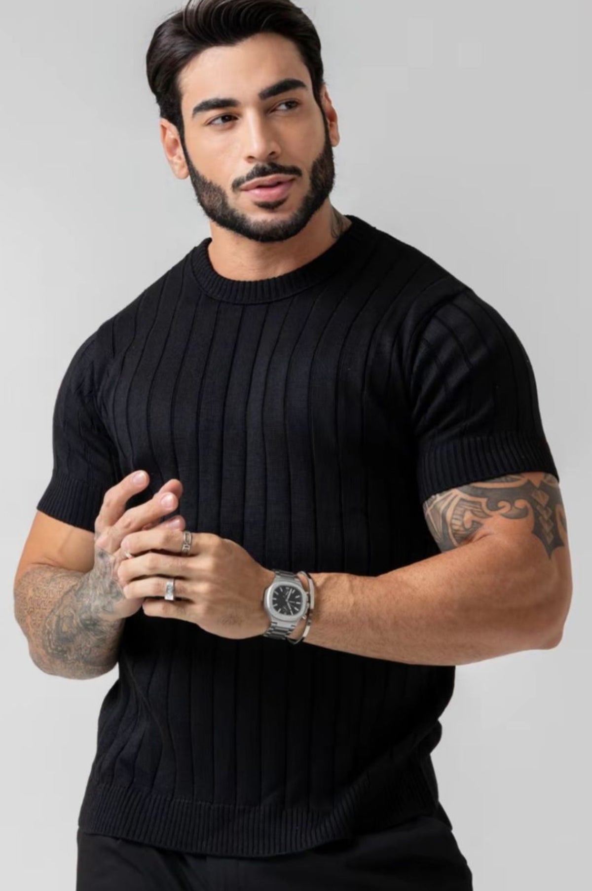 Camiseta Texturizada Tricot