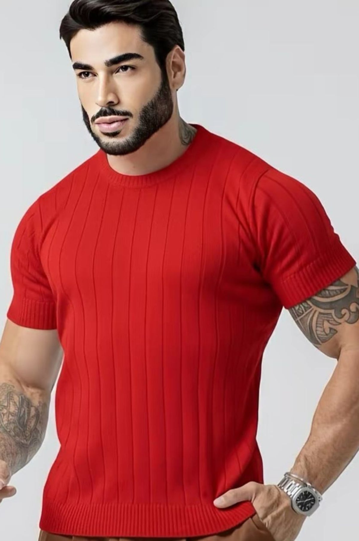 Camiseta Texturizada Tricot