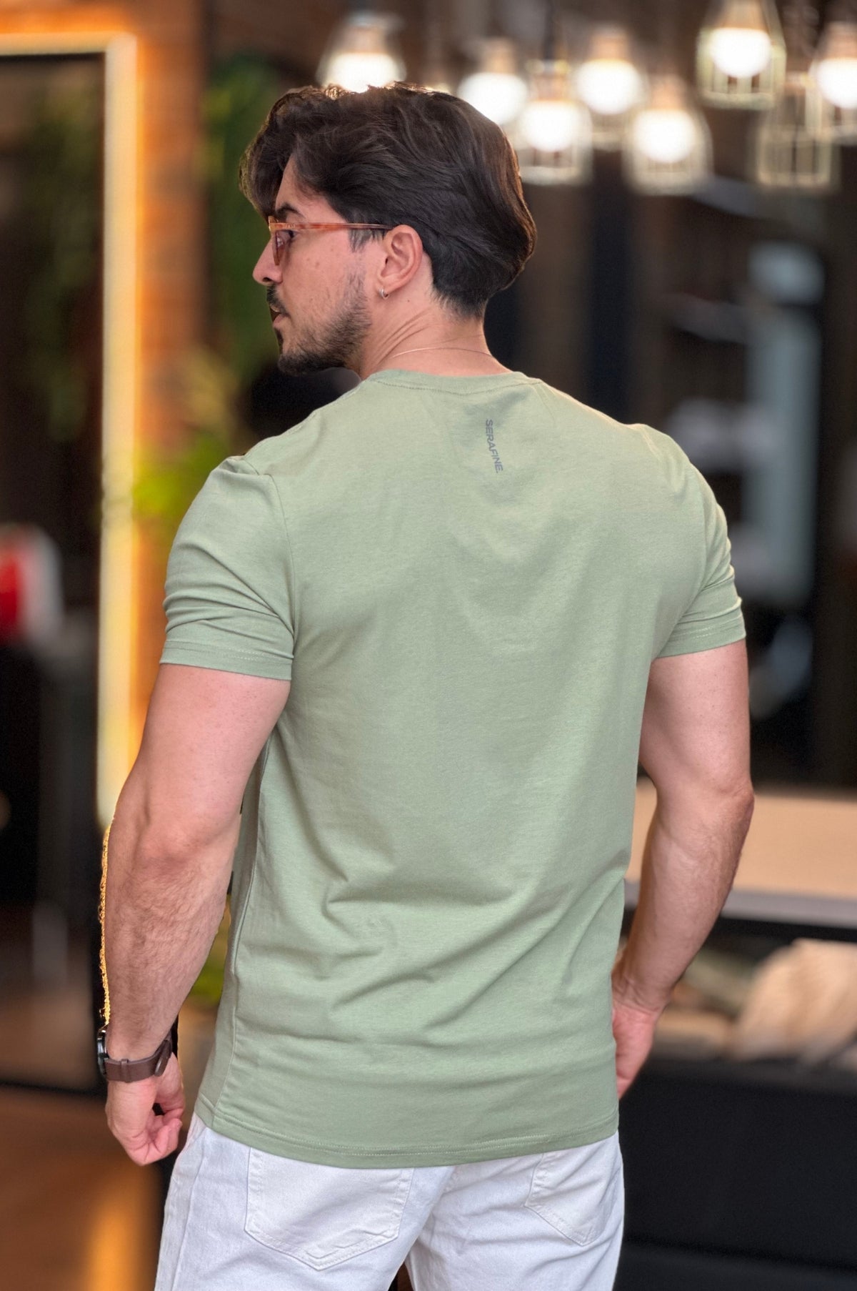 Camiseta Pena P Branca Serafine