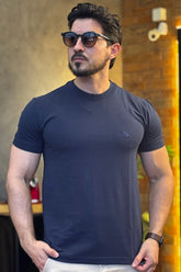 Camiseta Azul Piquet Acostamento