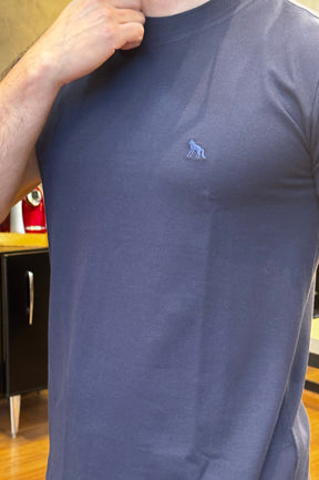 Camiseta Azul Piquet Acostamento