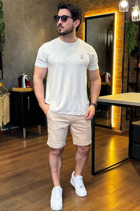 Camiseta Linho Natural DLZ