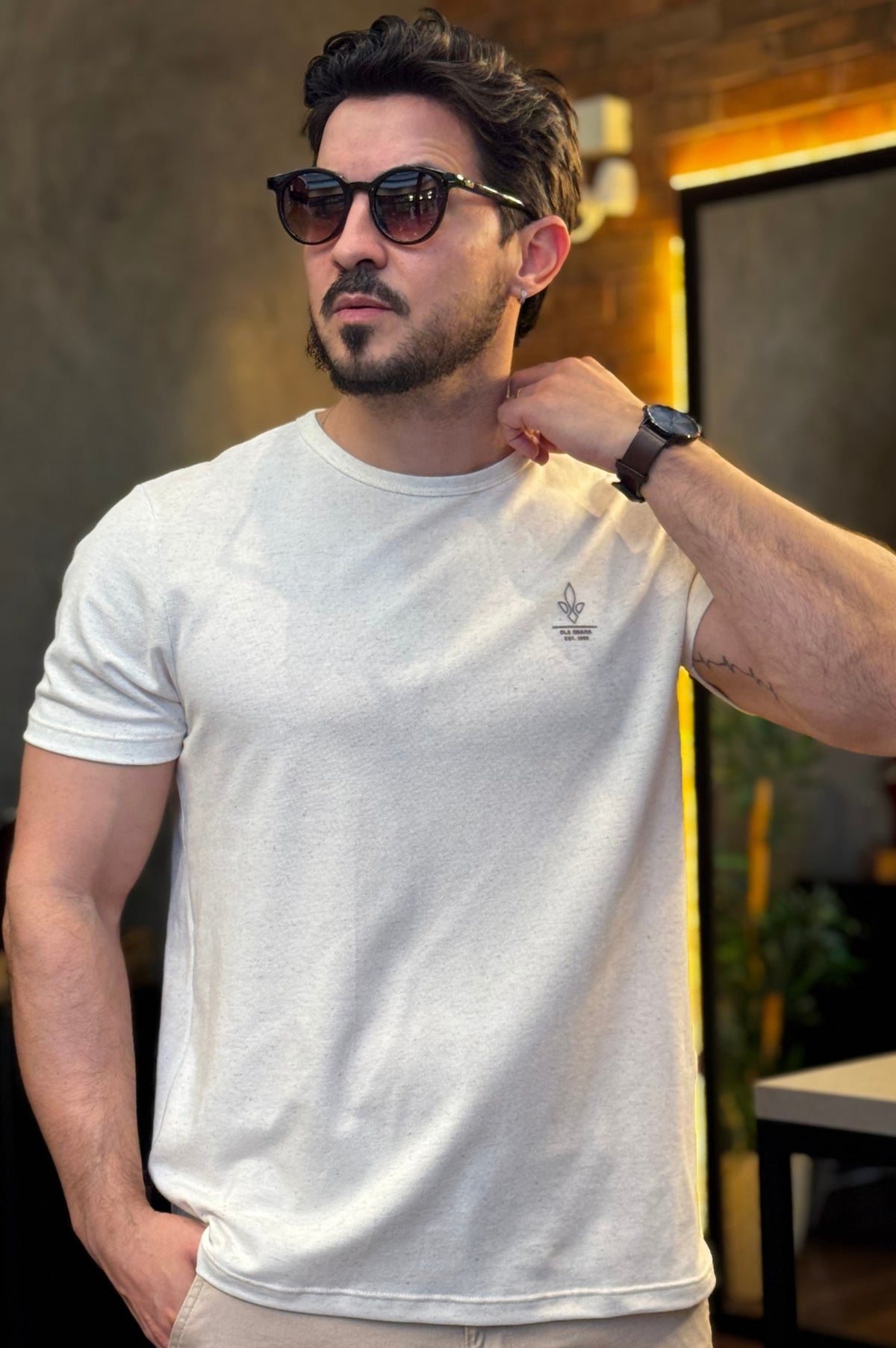 Camiseta Linho Natural DLZ