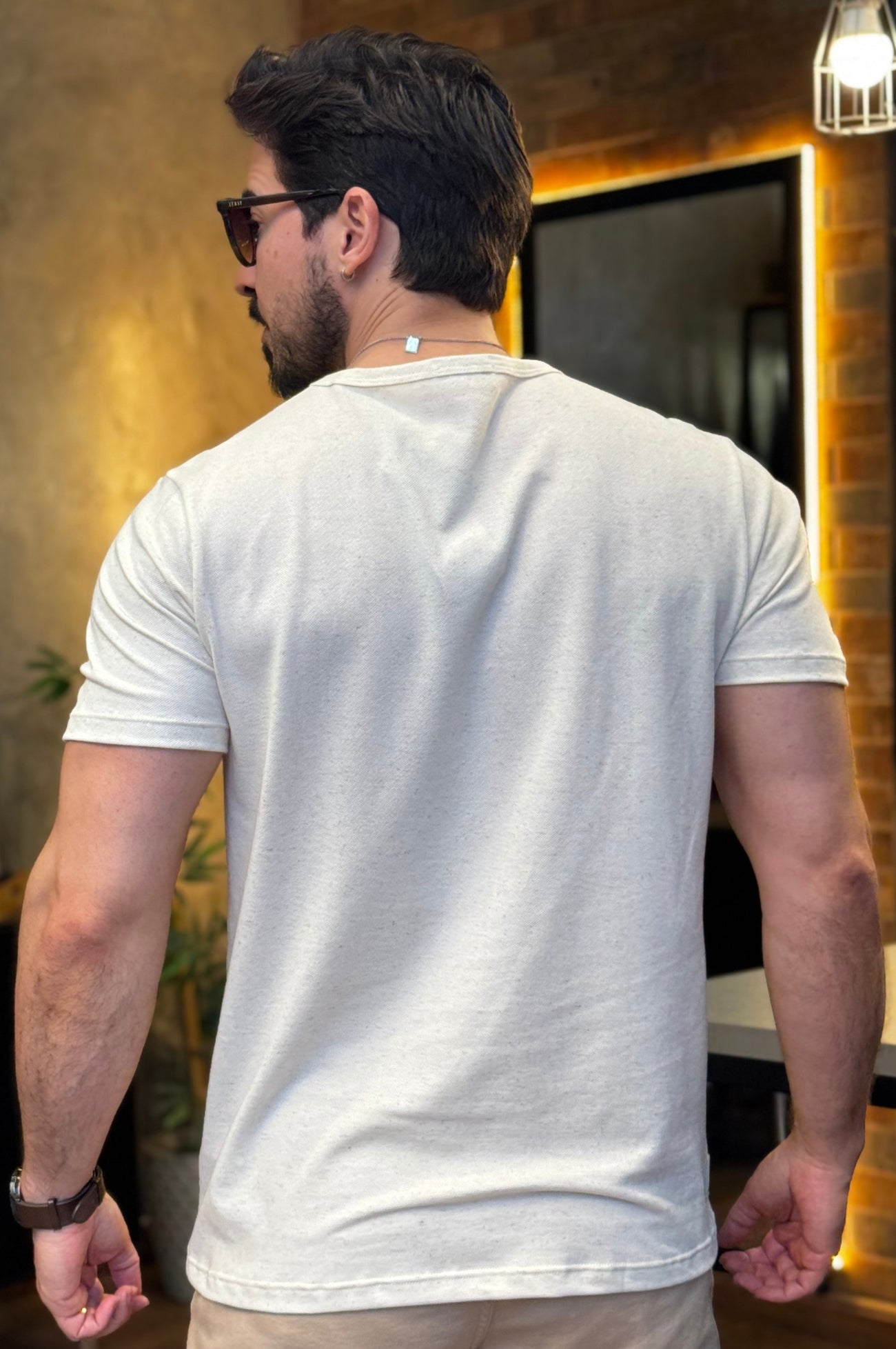 Camiseta Linho Natural DLZ