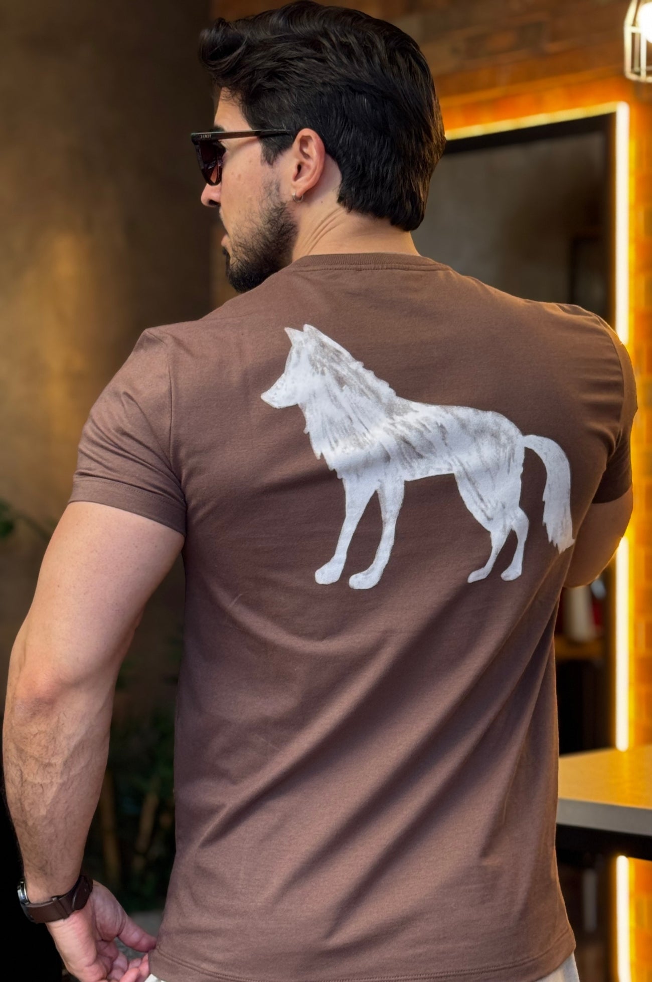 Camiseta Lobo Costas Acostamento