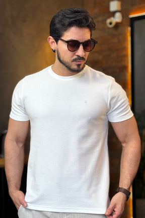Camiseta Texturizada Off White DLZ