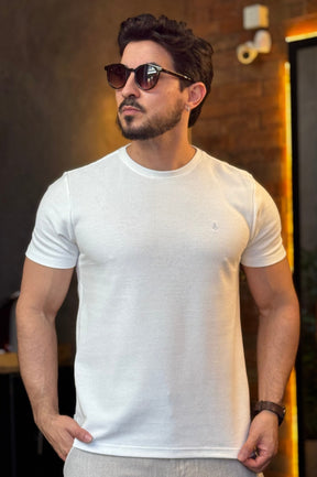 Camiseta Texturizada Off White DLZ