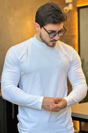 Gola Média Slim Algodão Egípcio Vörr
