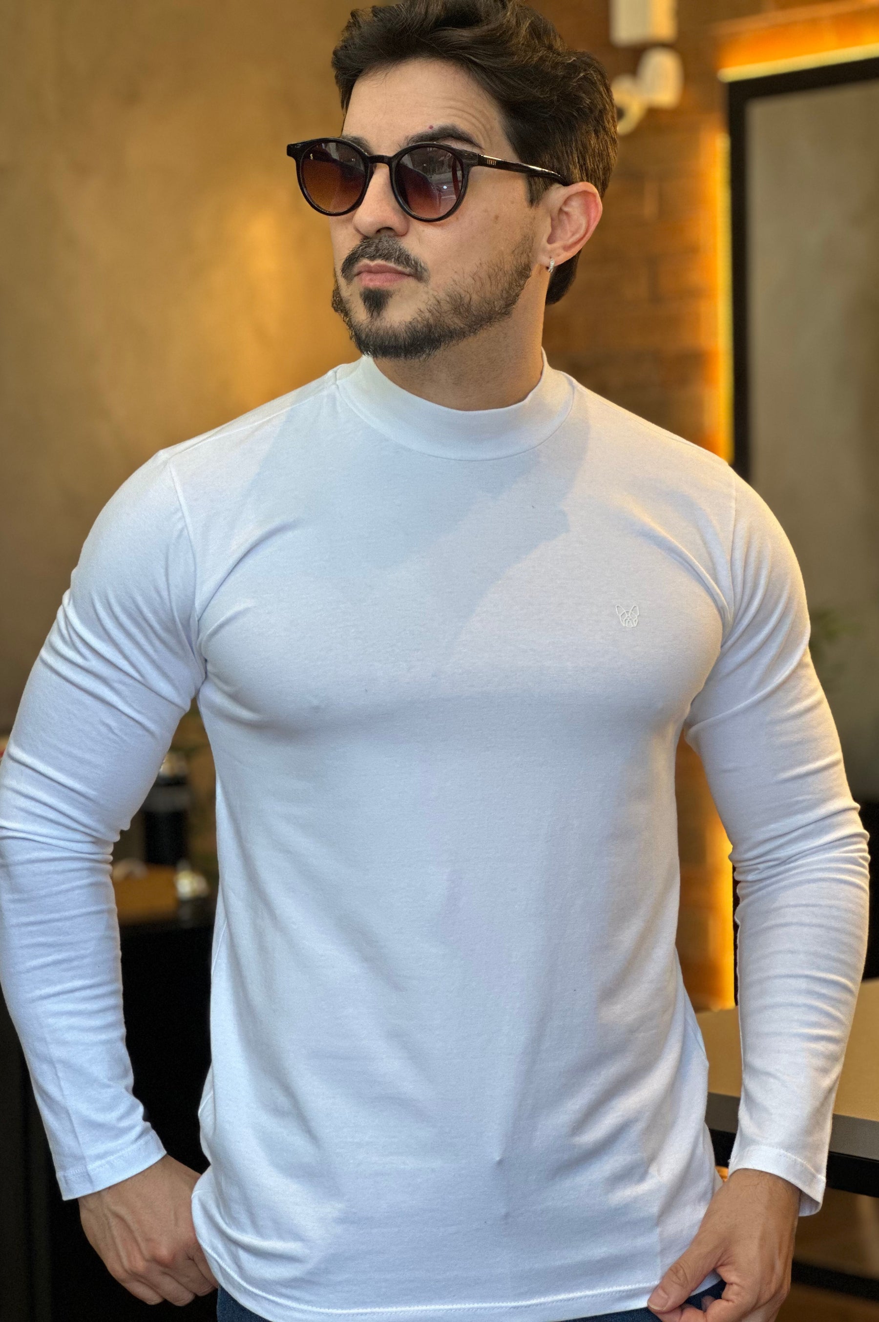 Gola Média Slim Algodão Egípcio Vörr