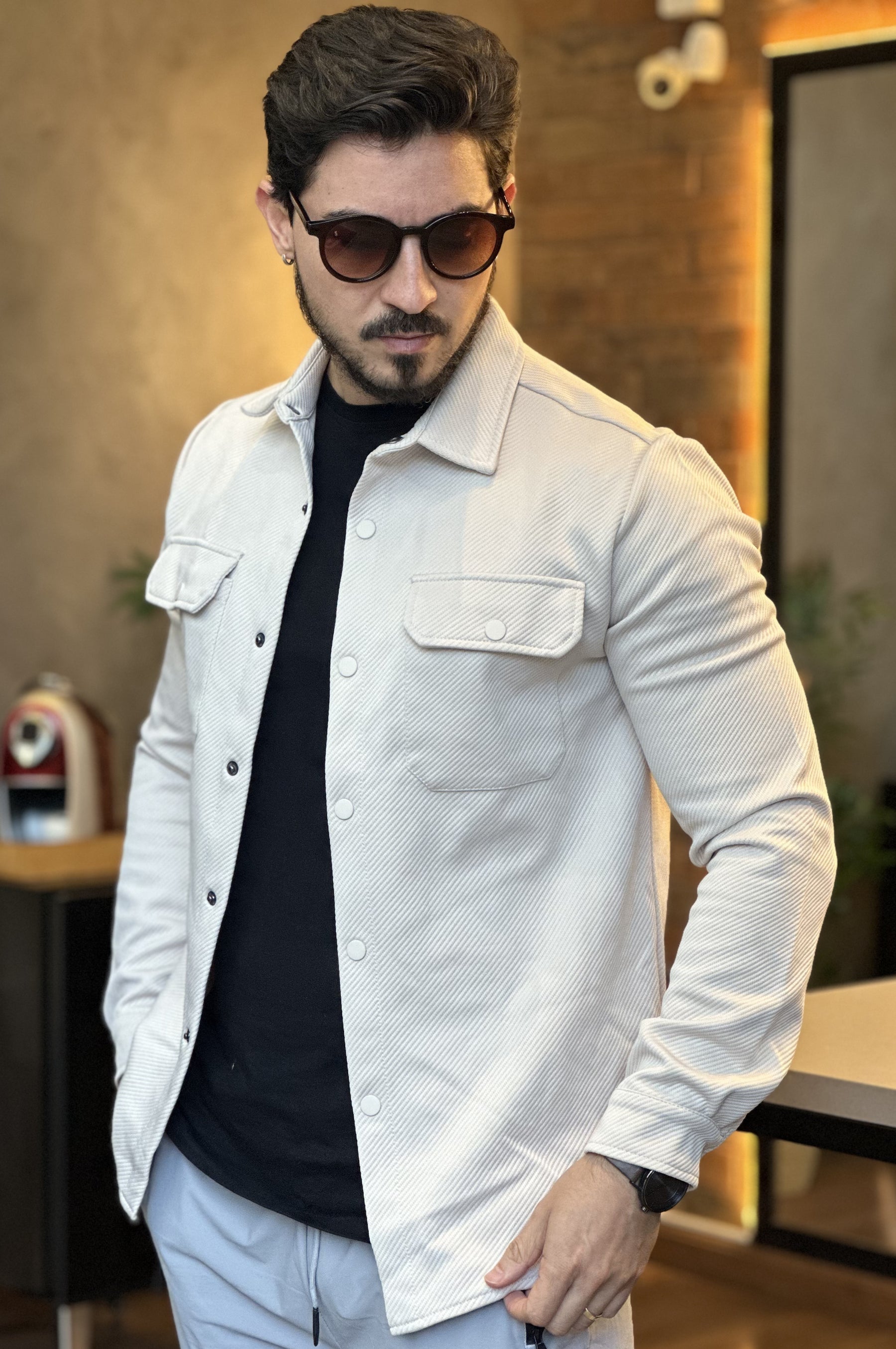 Jaqueta Overshirt Trucker