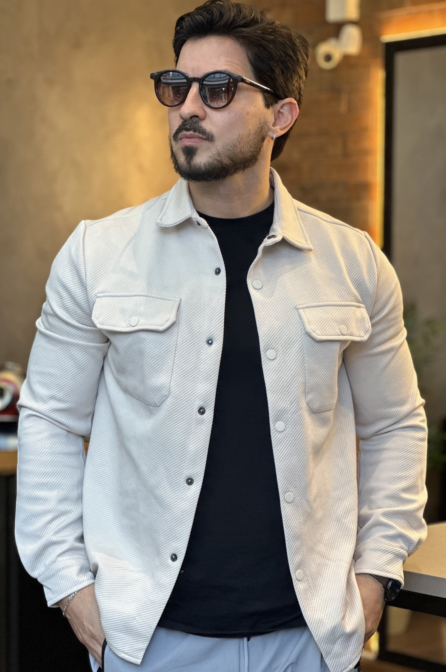 Jaqueta Overshirt Trucker