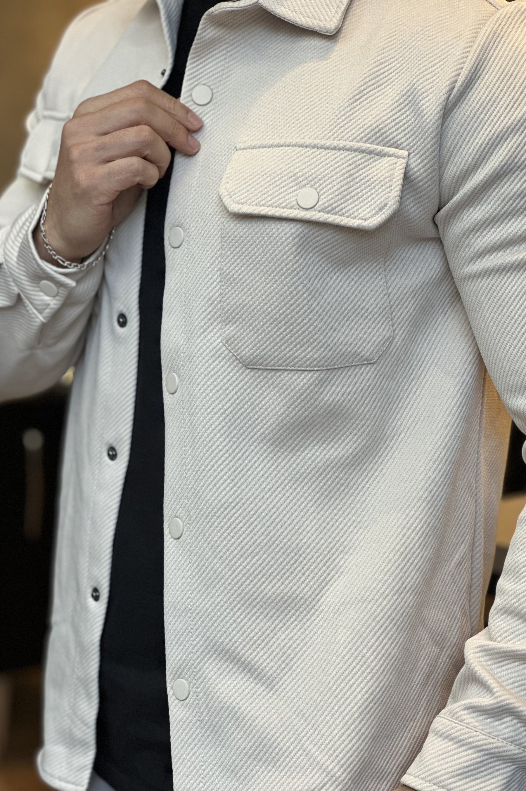 Jaqueta Overshirt Trucker