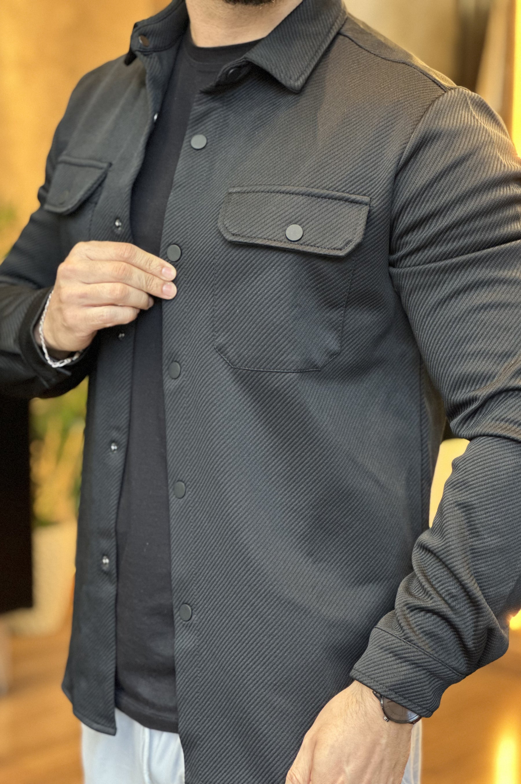 Jaqueta Overshirt Trucker