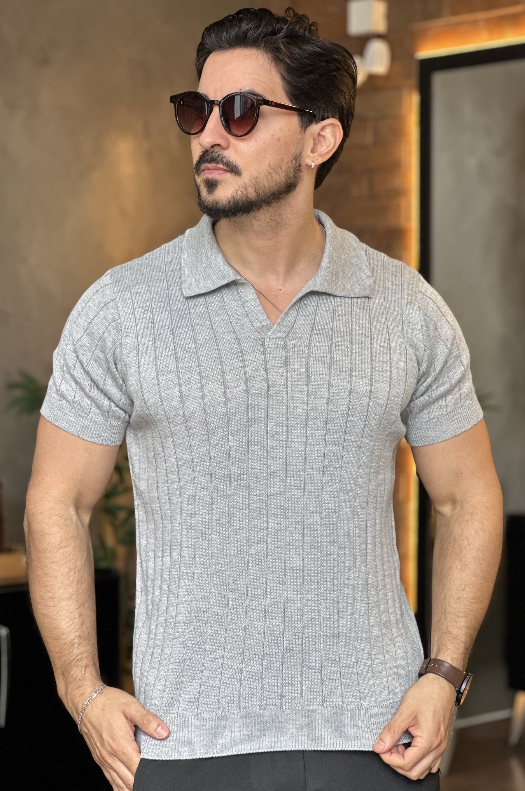 Polo Italiana em Tricot