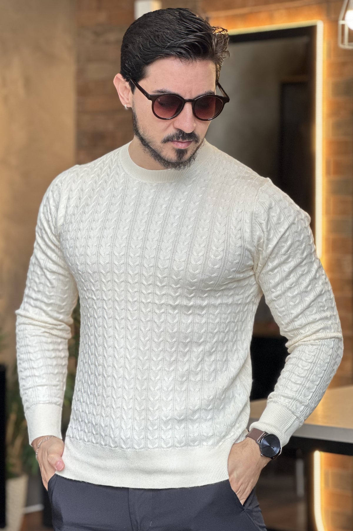 Suéter Tricot Texturizado