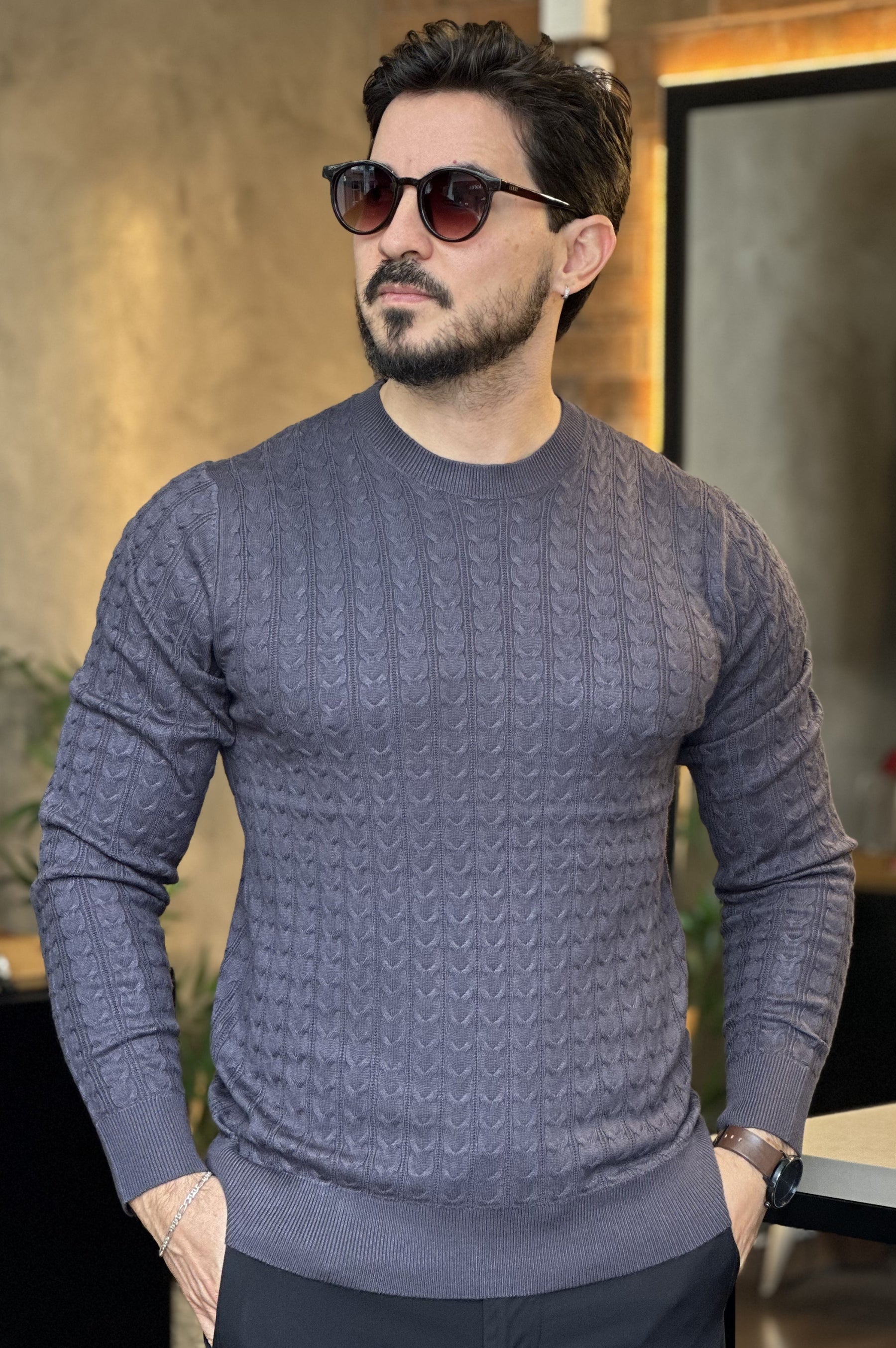 Suéter Tricot Texturizado