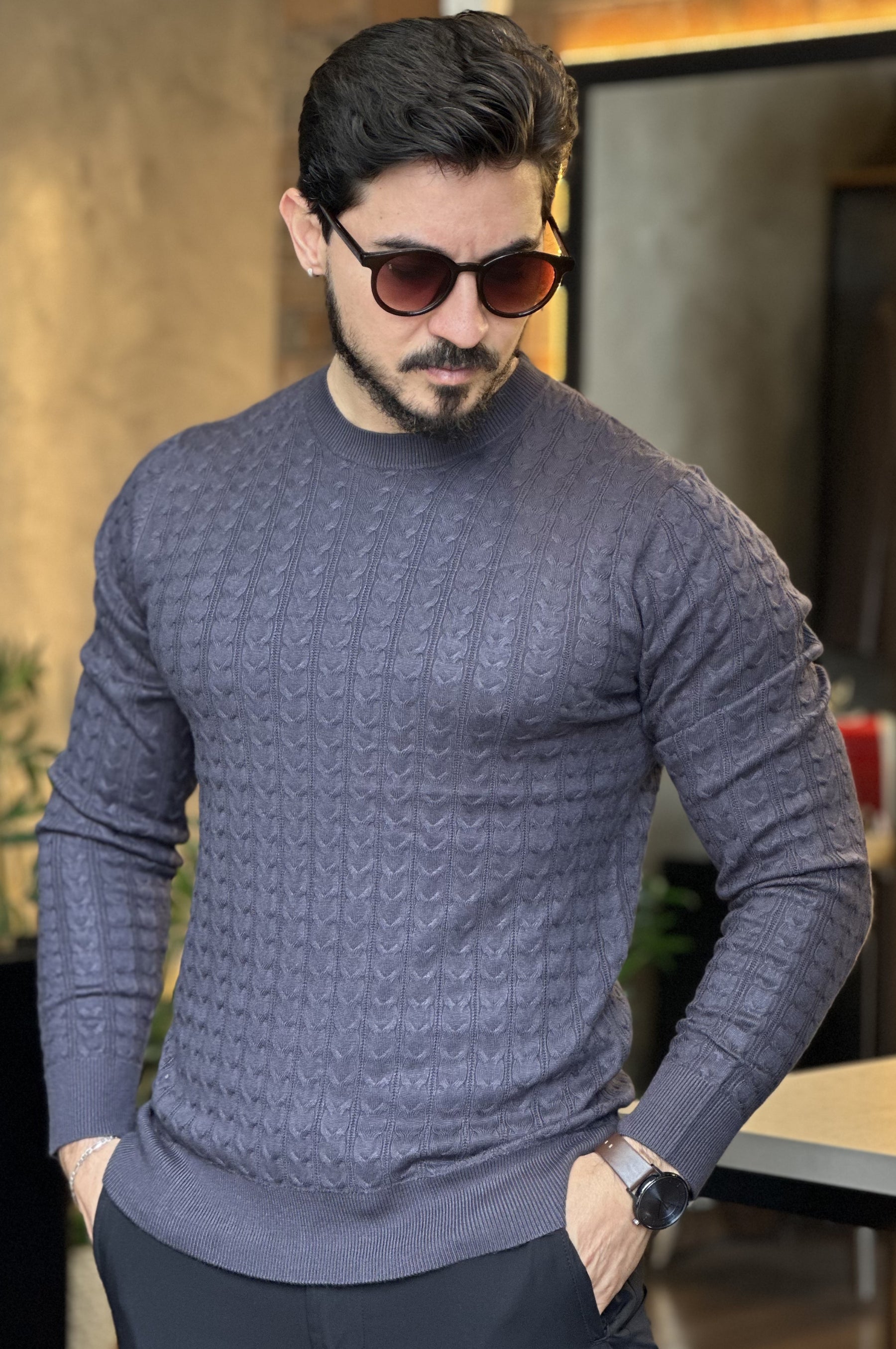 Suéter Tricot Texturizado
