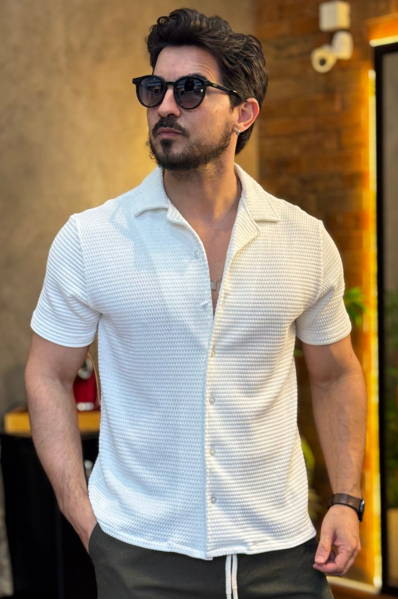 Camisa Texturizada M.artt