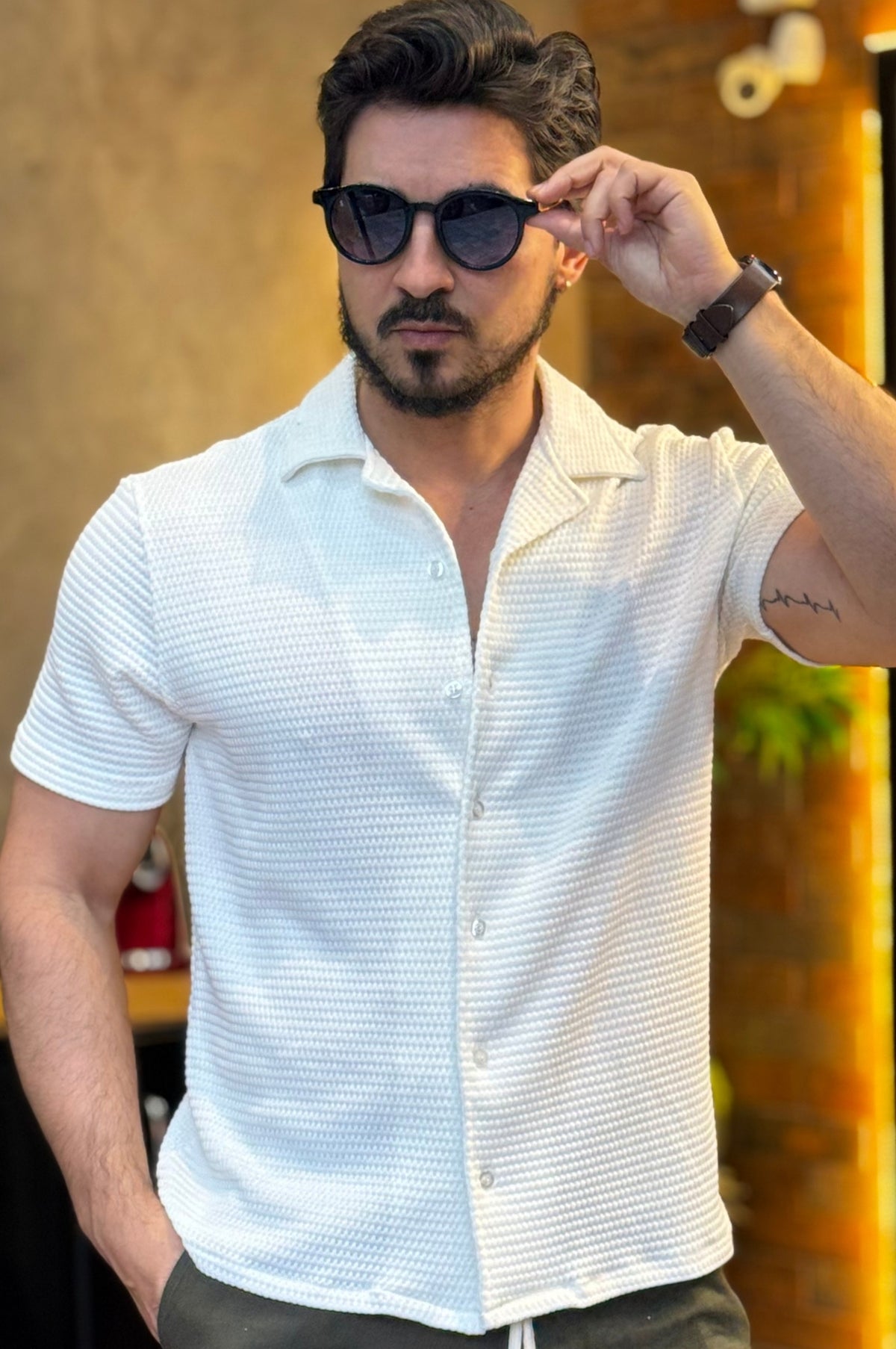 Camisa Texturizada M.artt