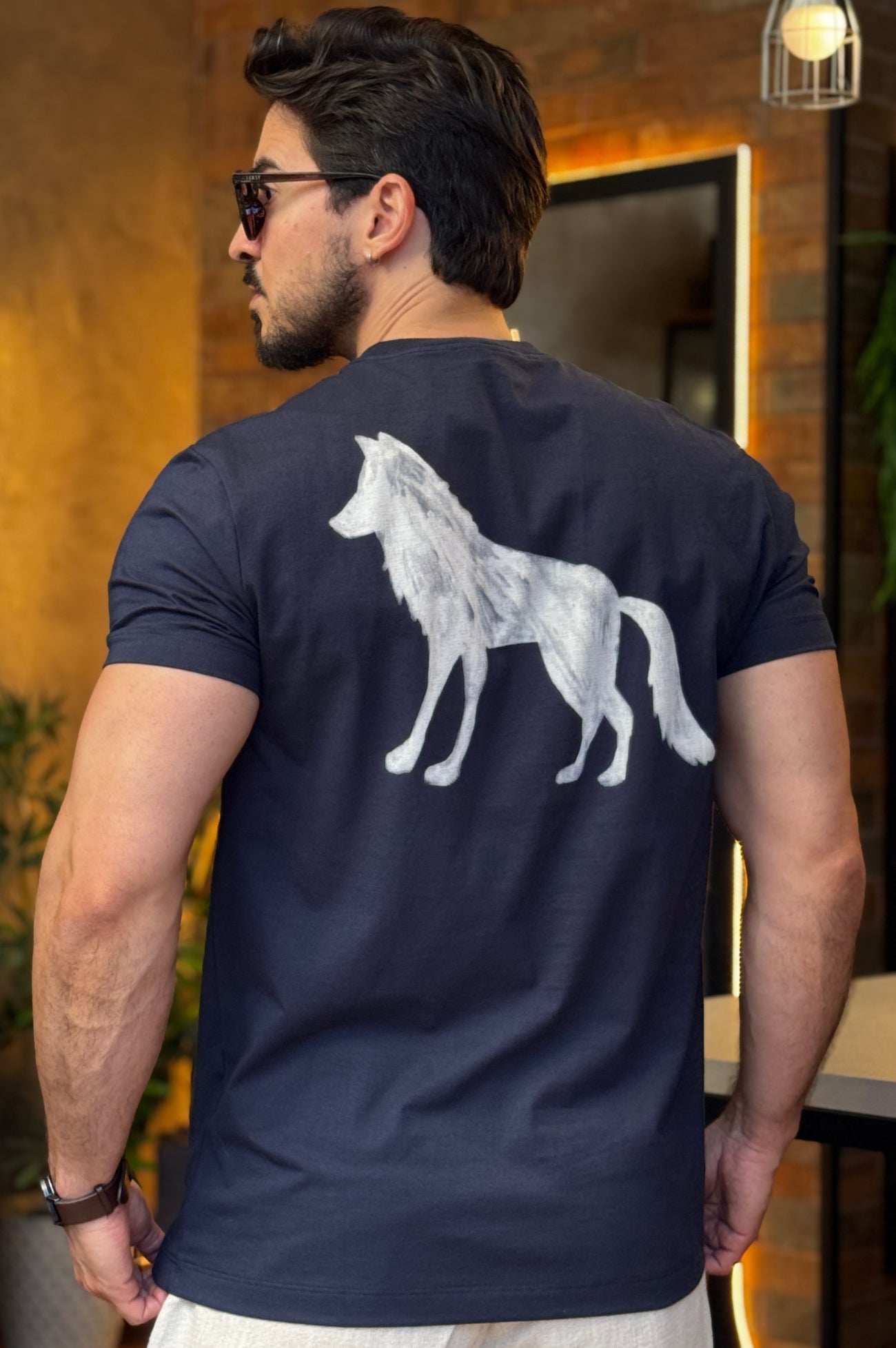 Camiseta Lobo Costas Acostamento