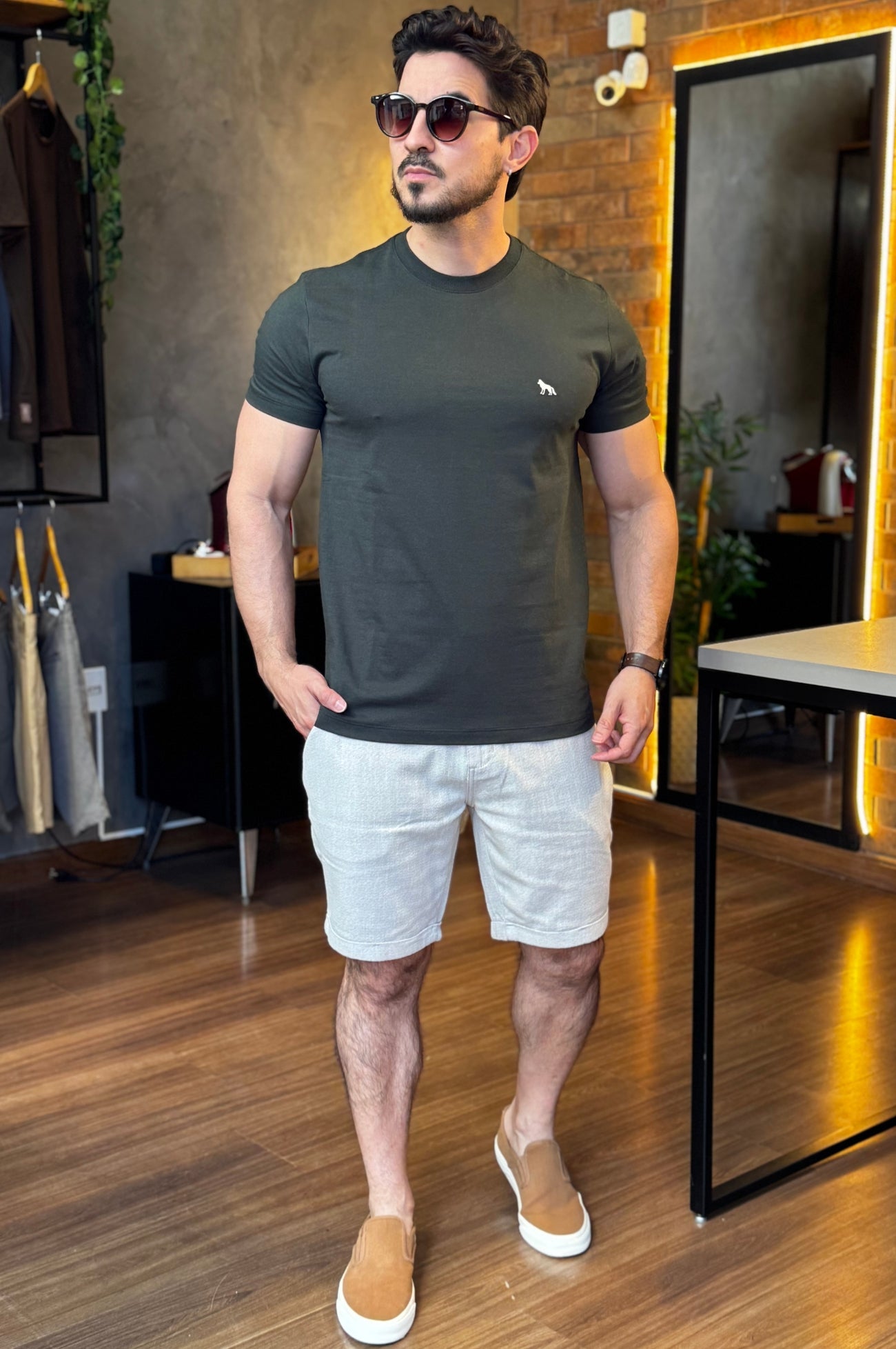 Camiseta Lobo Costas Acostamento