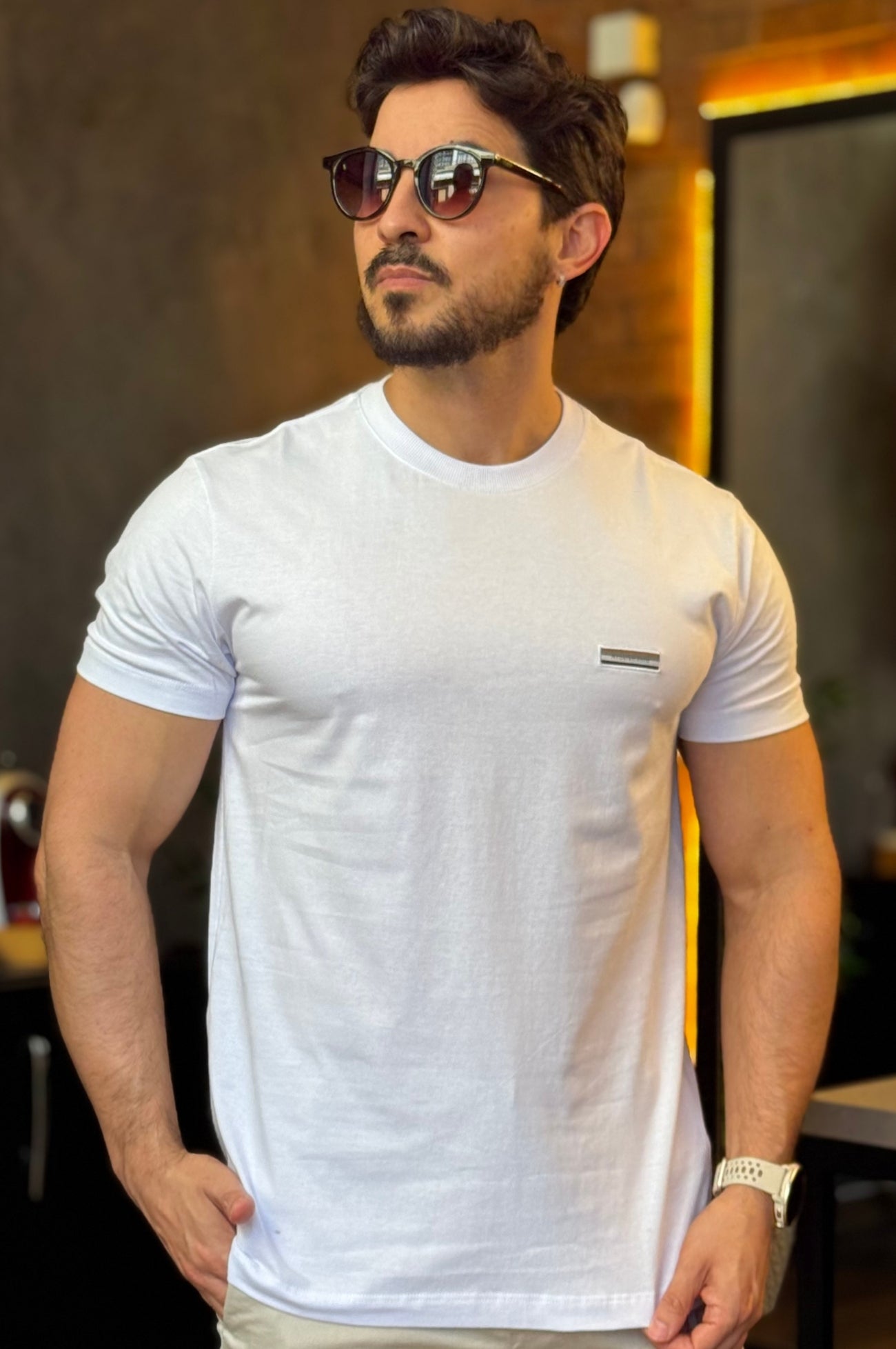 Camiseta Logo Bordada Acostamento