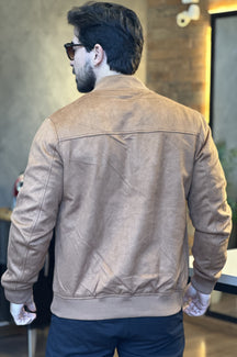 Jaqueta Bomber Suede