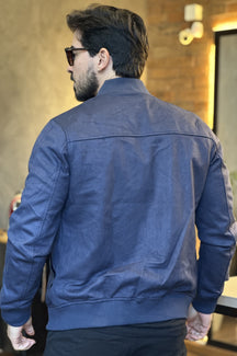 Jaqueta Bomber Suede