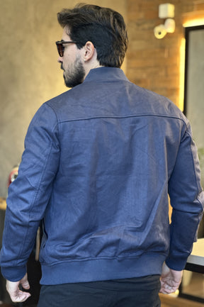 Jaqueta Bomber Suede